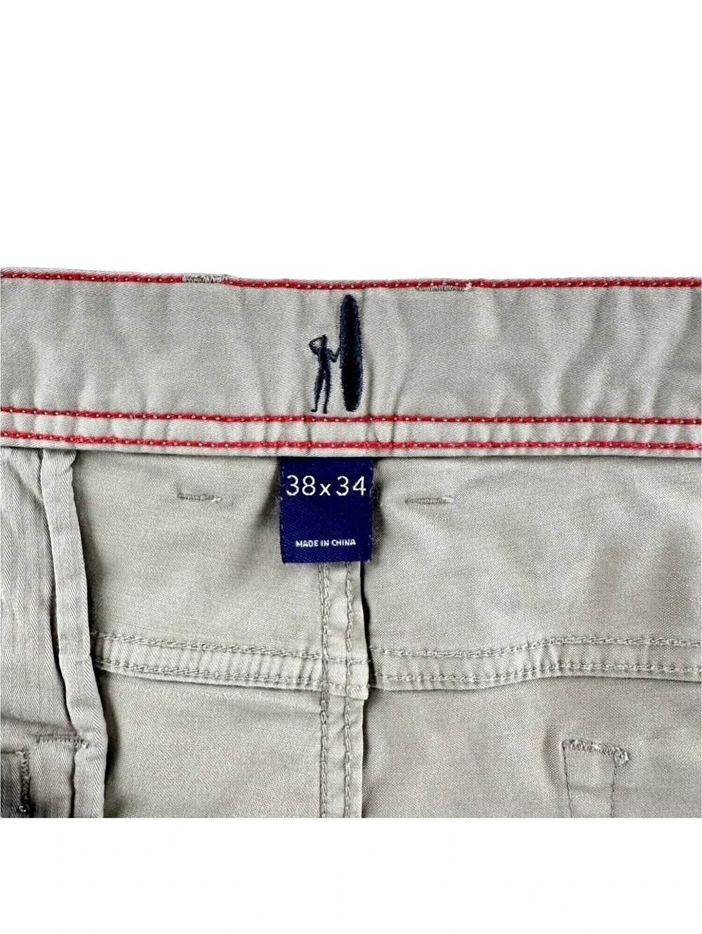 Johnnie-O Sawyer Taupe Stretch Casual Pants 38 x 34